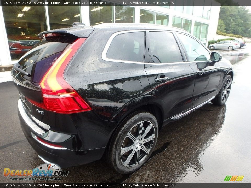 2019 Volvo XC60 T6 AWD Inscription Onyx Black Metallic / Charcoal Photo #2