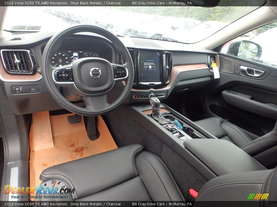 Charcoal Interior - 2019 Volvo XC60 T6 AWD Inscription Photo #9