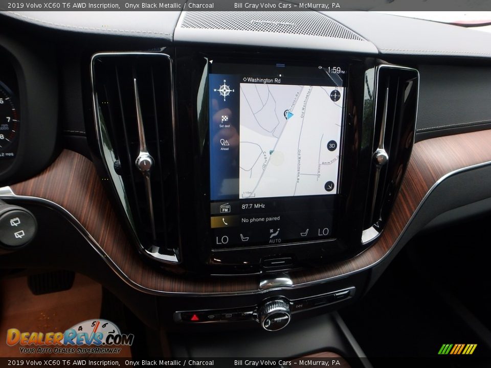 Dashboard of 2019 Volvo XC60 T6 AWD Inscription Photo #14