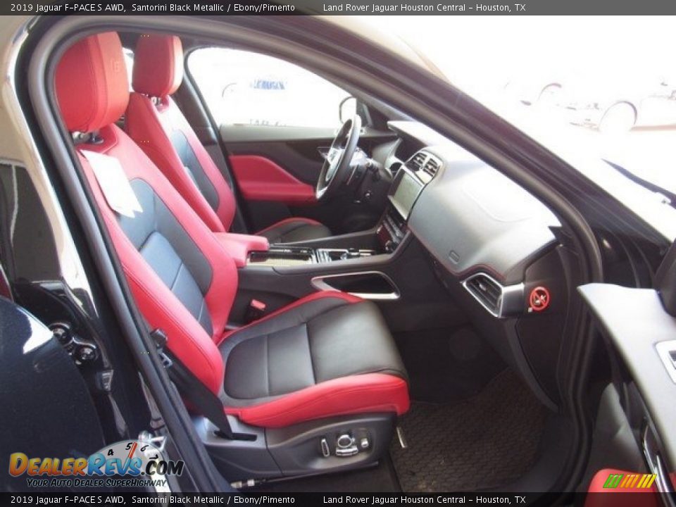 Front Seat of 2019 Jaguar F-PACE S AWD Photo #5