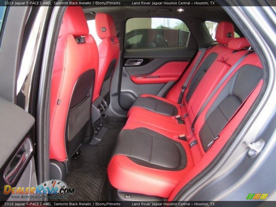 Rear Seat of 2019 Jaguar F-PACE S AWD Photo #13