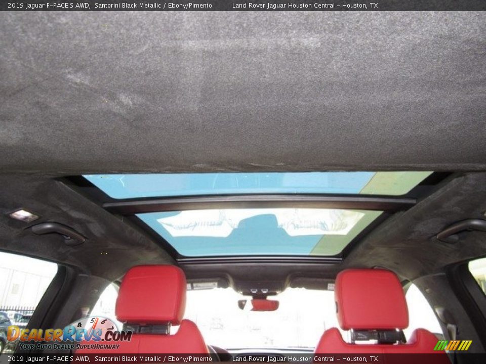 Sunroof of 2019 Jaguar F-PACE S AWD Photo #18