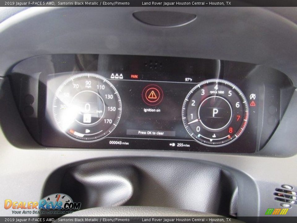 2019 Jaguar F-PACE S AWD Gauges Photo #31
