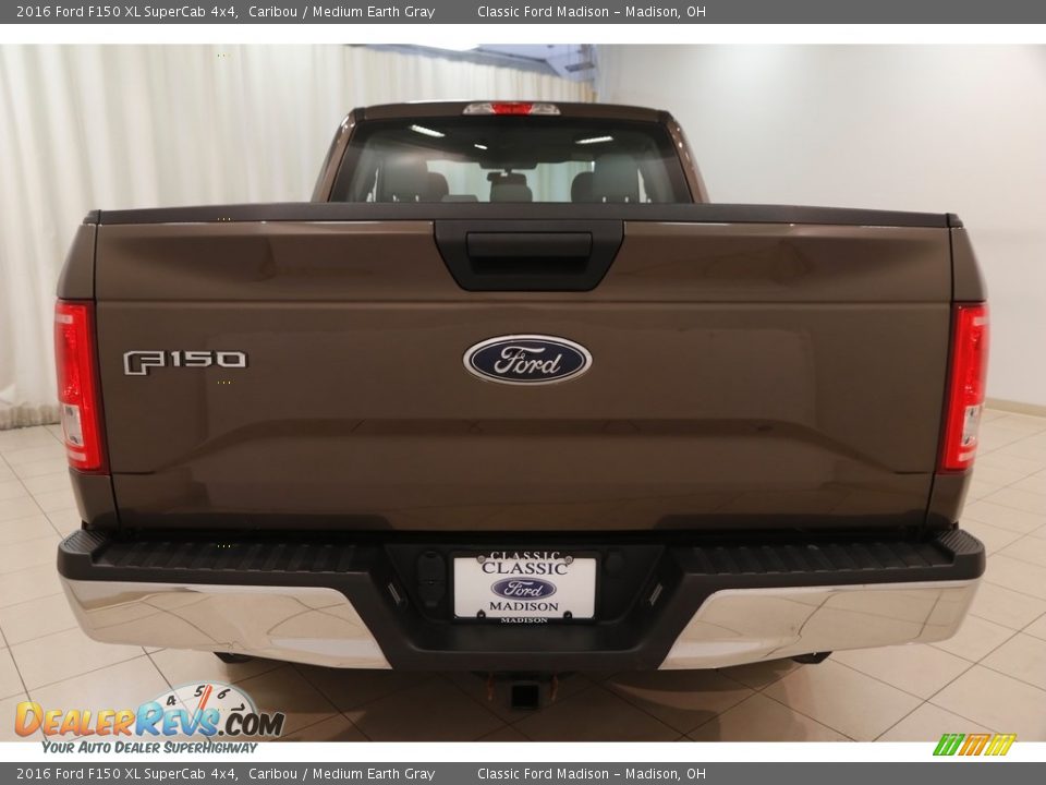 2016 Ford F150 XL SuperCab 4x4 Caribou / Medium Earth Gray Photo #17