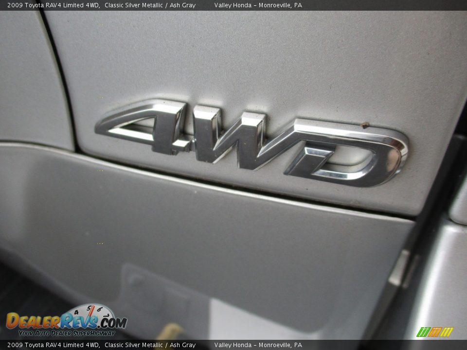 2009 Toyota RAV4 Limited 4WD Classic Silver Metallic / Ash Gray Photo #6