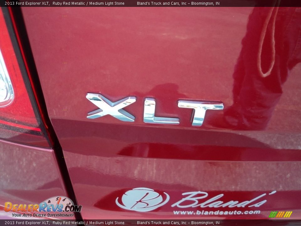 2013 Ford Explorer XLT Ruby Red Metallic / Medium Light Stone Photo #27