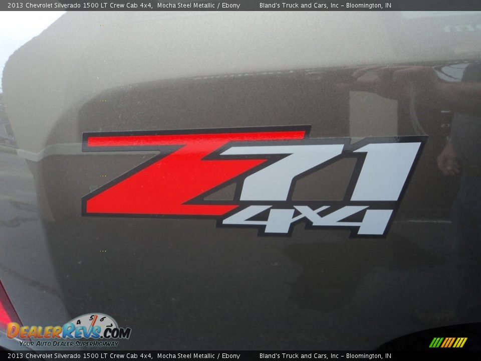 2013 Chevrolet Silverado 1500 LT Crew Cab 4x4 Mocha Steel Metallic / Ebony Photo #31