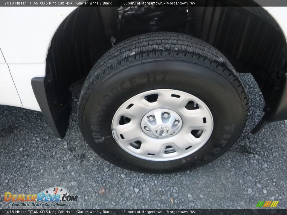 2018 Nissan TITAN XD S King Cab 4x4 Glacier White / Black Photo #2