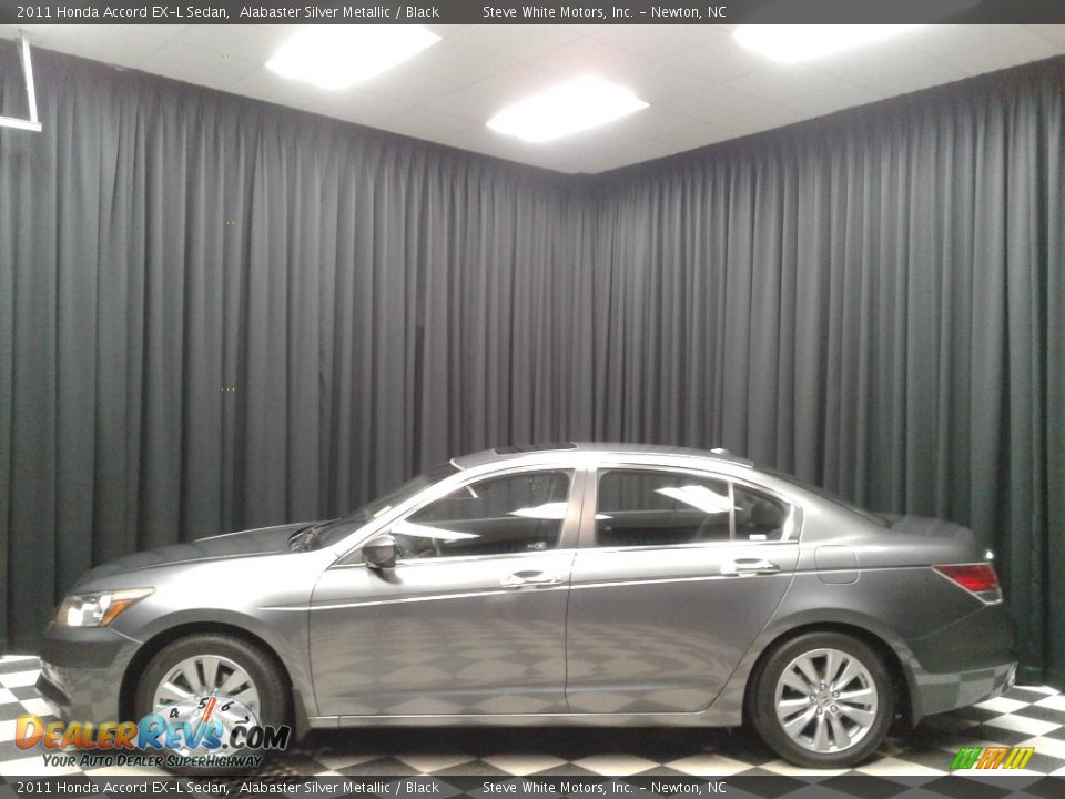 2011 Honda Accord EX-L Sedan Alabaster Silver Metallic / Black Photo #1