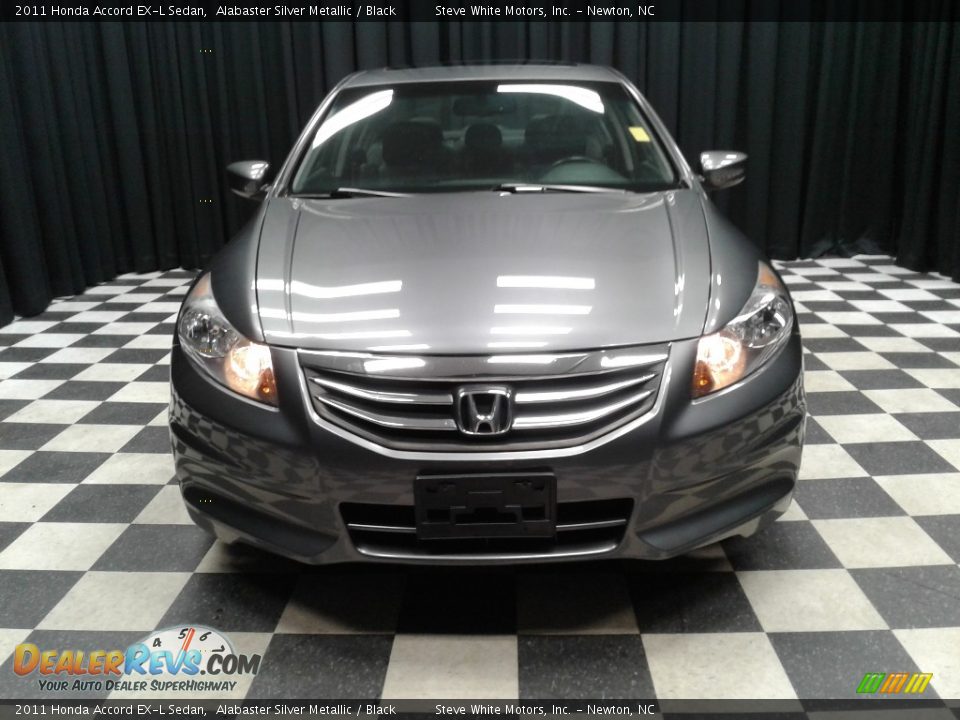 2011 Honda Accord EX-L Sedan Alabaster Silver Metallic / Black Photo #3
