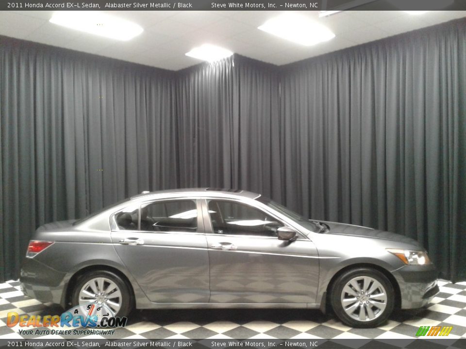 2011 Honda Accord EX-L Sedan Alabaster Silver Metallic / Black Photo #5