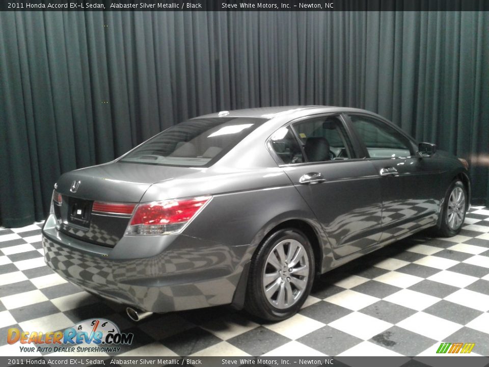 2011 Honda Accord EX-L Sedan Alabaster Silver Metallic / Black Photo #6