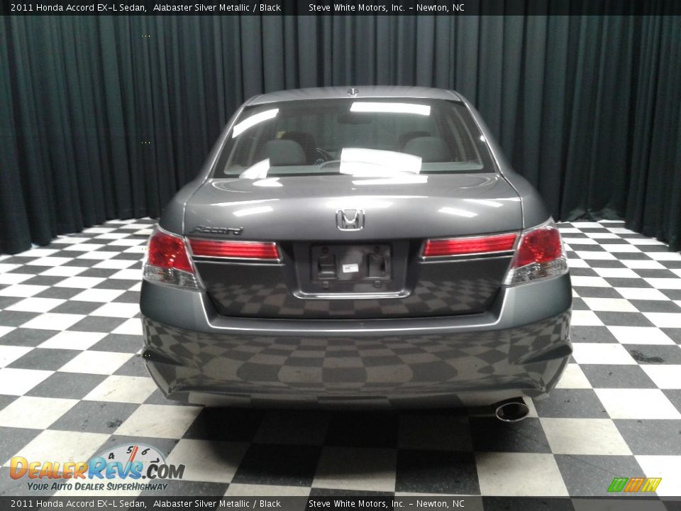 2011 Honda Accord EX-L Sedan Alabaster Silver Metallic / Black Photo #7