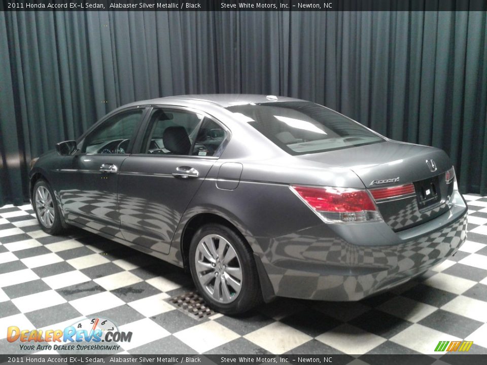 2011 Honda Accord EX-L Sedan Alabaster Silver Metallic / Black Photo #8