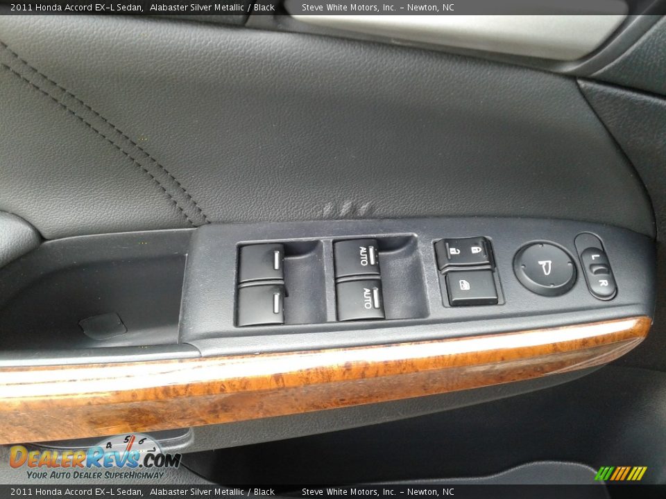 2011 Honda Accord EX-L Sedan Alabaster Silver Metallic / Black Photo #9