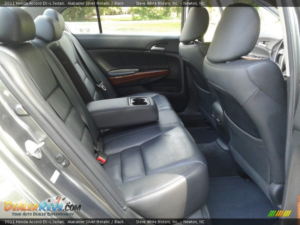 2011 Honda Accord EX-L Sedan Alabaster Silver Metallic / Black Photo #13