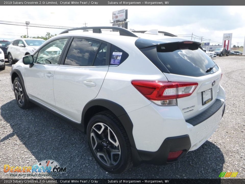 2019 Subaru Crosstrek 2.0i Limited Crystal White Pearl / Gray Photo #6