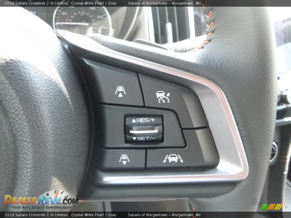 2019 Subaru Crosstrek 2.0i Limited Crystal White Pearl / Gray Photo #19