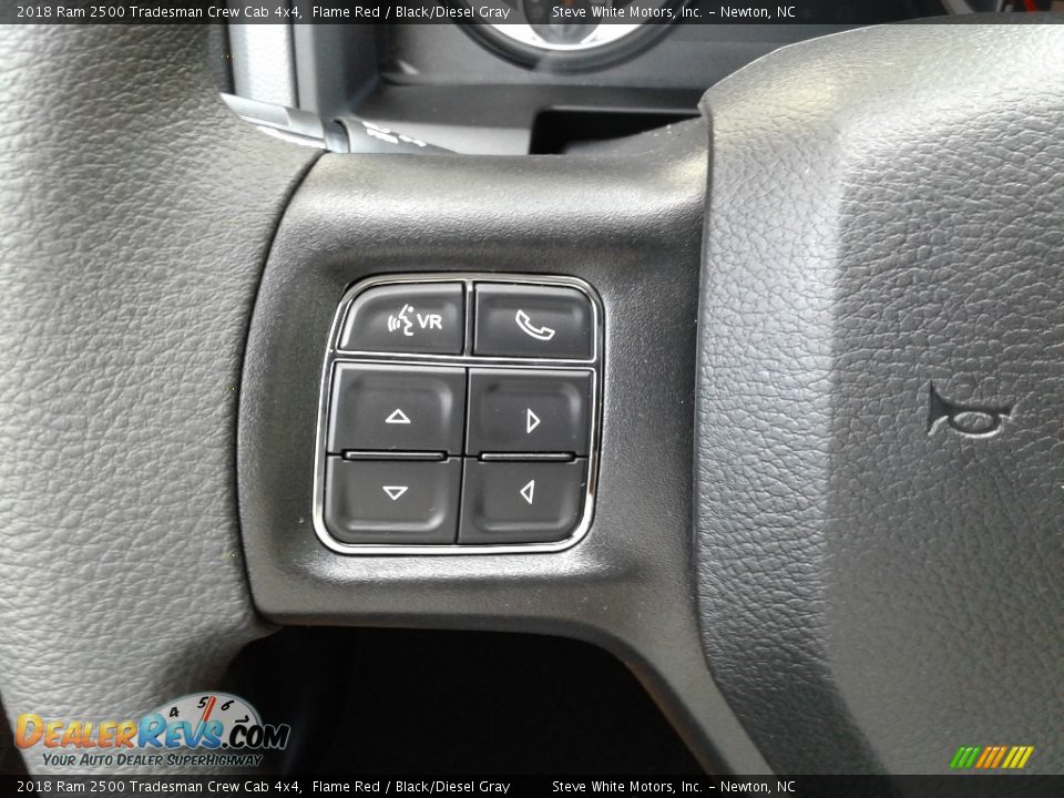 2018 Ram 2500 Tradesman Crew Cab 4x4 Flame Red / Black/Diesel Gray Photo #15