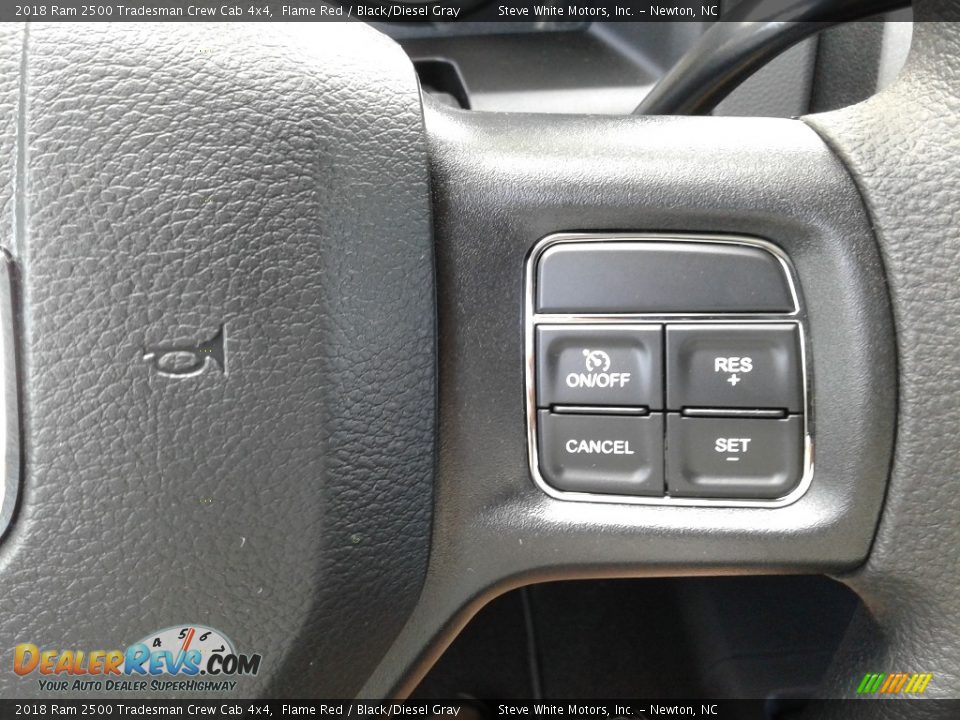 2018 Ram 2500 Tradesman Crew Cab 4x4 Flame Red / Black/Diesel Gray Photo #16