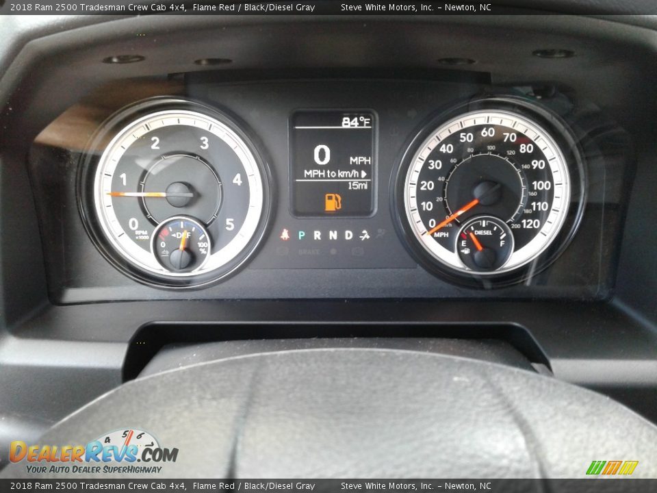 2018 Ram 2500 Tradesman Crew Cab 4x4 Flame Red / Black/Diesel Gray Photo #17