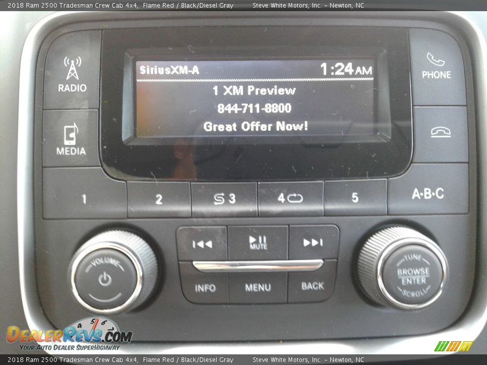 2018 Ram 2500 Tradesman Crew Cab 4x4 Flame Red / Black/Diesel Gray Photo #19