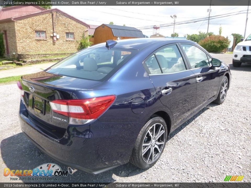 2019 Subaru Impreza 2.0i Limited 4-Door Dark Blue Pearl / Ivory Photo #4