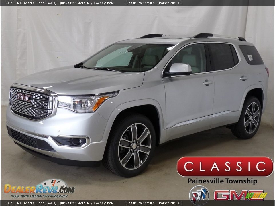 2019 GMC Acadia Denali AWD Quicksilver Metallic / Cocoa/Shale Photo #1
