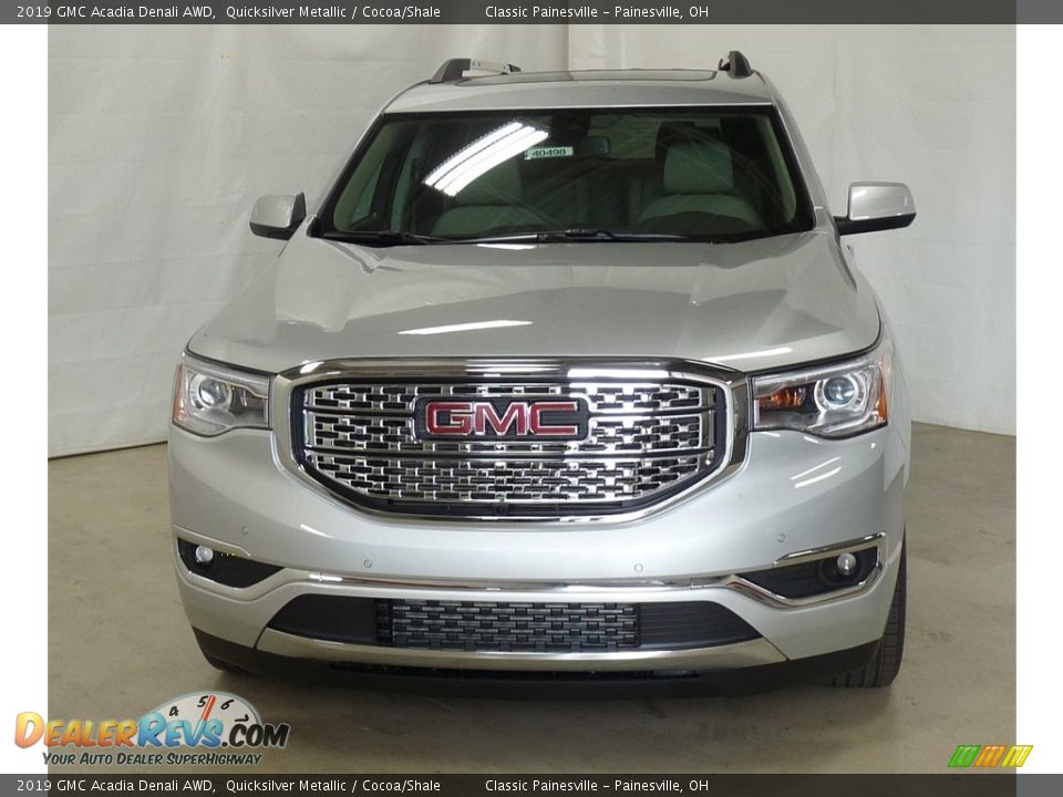 2019 GMC Acadia Denali AWD Quicksilver Metallic / Cocoa/Shale Photo #4