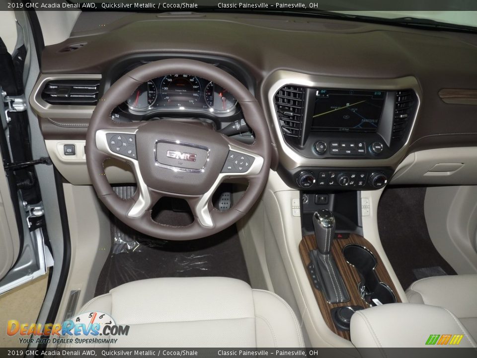 2019 GMC Acadia Denali AWD Quicksilver Metallic / Cocoa/Shale Photo #10