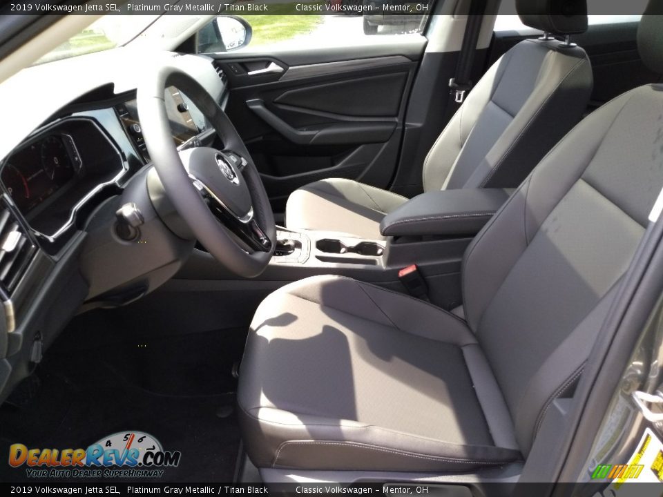 2019 Volkswagen Jetta SEL Platinum Gray Metallic / Titan Black Photo #3