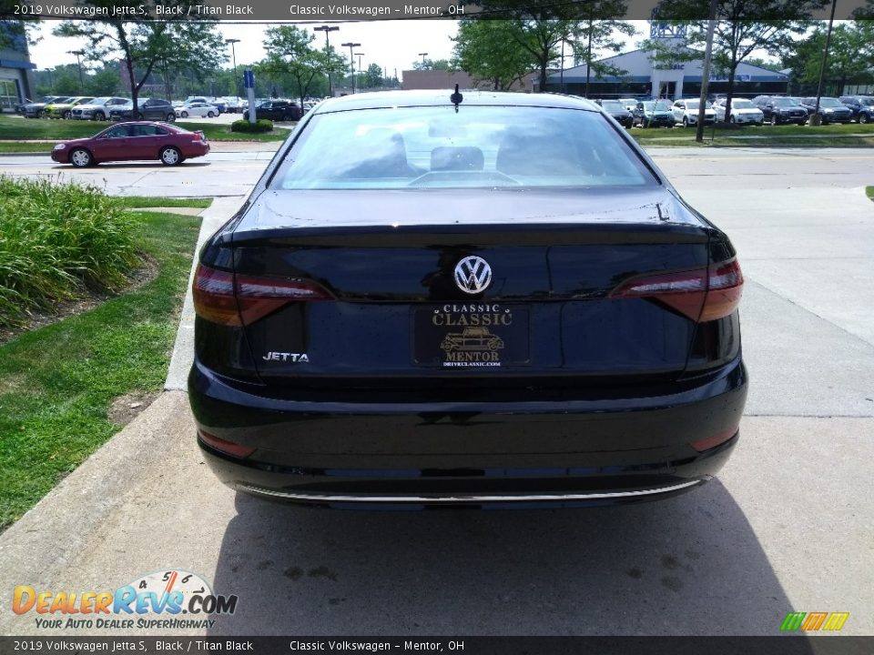 2019 Volkswagen Jetta S Black / Titan Black Photo #5