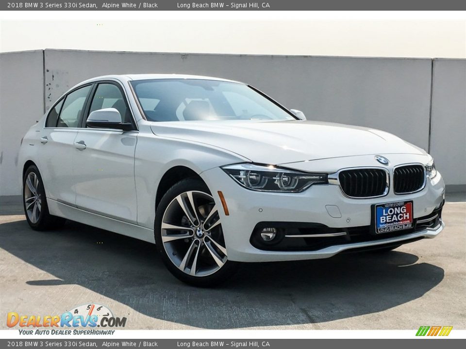 2018 BMW 3 Series 330i Sedan Alpine White / Black Photo #12