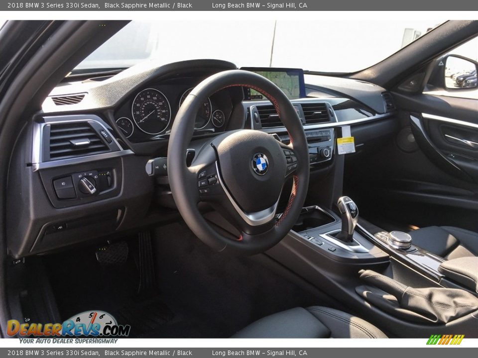 2018 BMW 3 Series 330i Sedan Black Sapphire Metallic / Black Photo #4