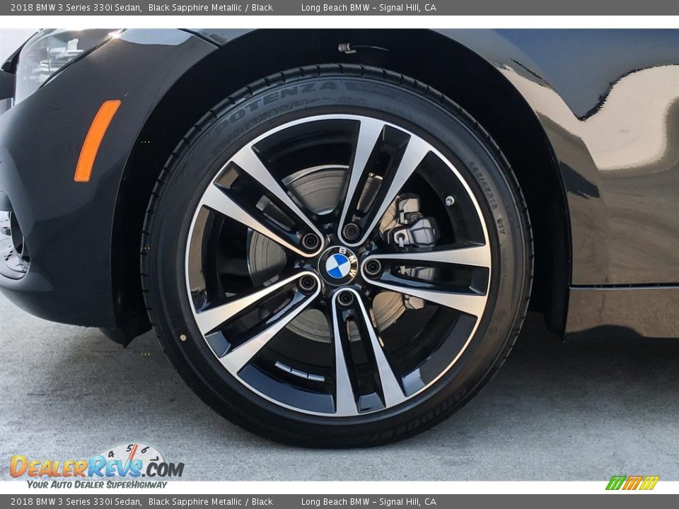2018 BMW 3 Series 330i Sedan Black Sapphire Metallic / Black Photo #9