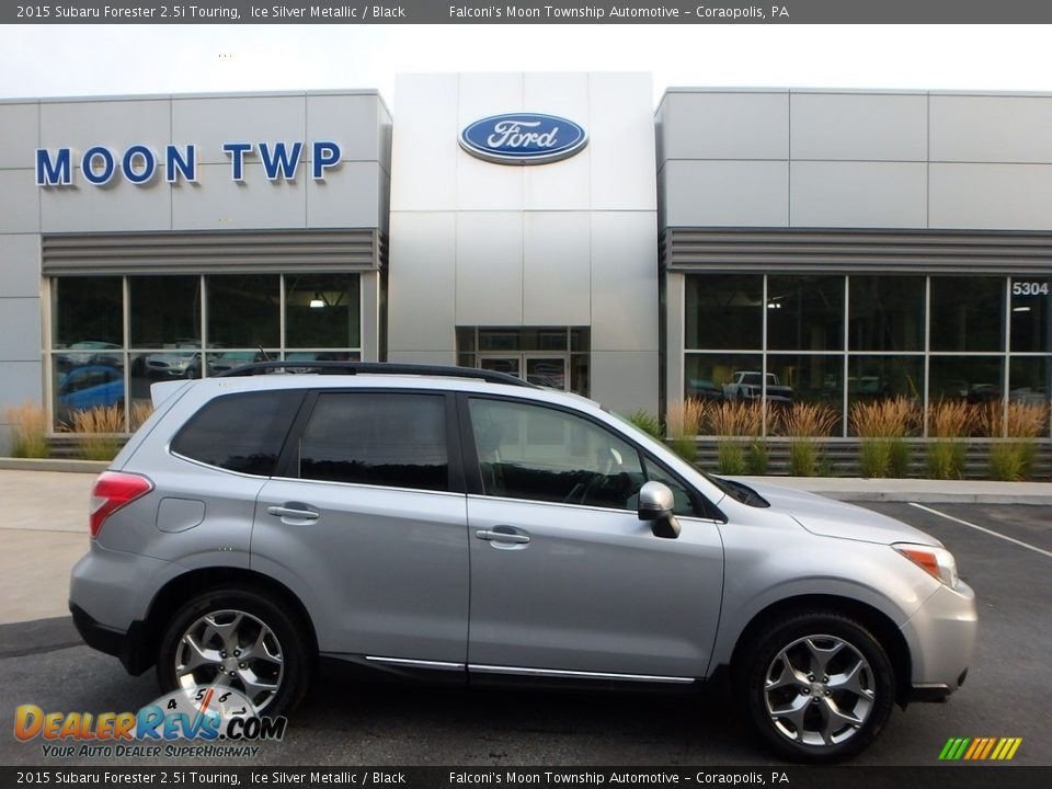 2015 Subaru Forester 2.5i Touring Ice Silver Metallic / Black Photo #1