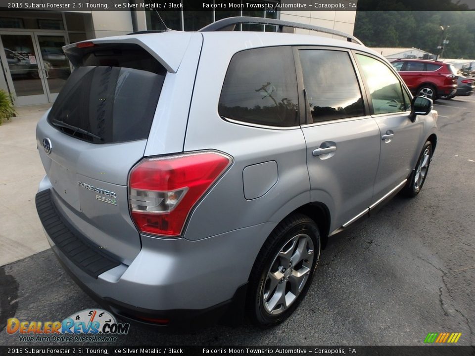 2015 Subaru Forester 2.5i Touring Ice Silver Metallic / Black Photo #2
