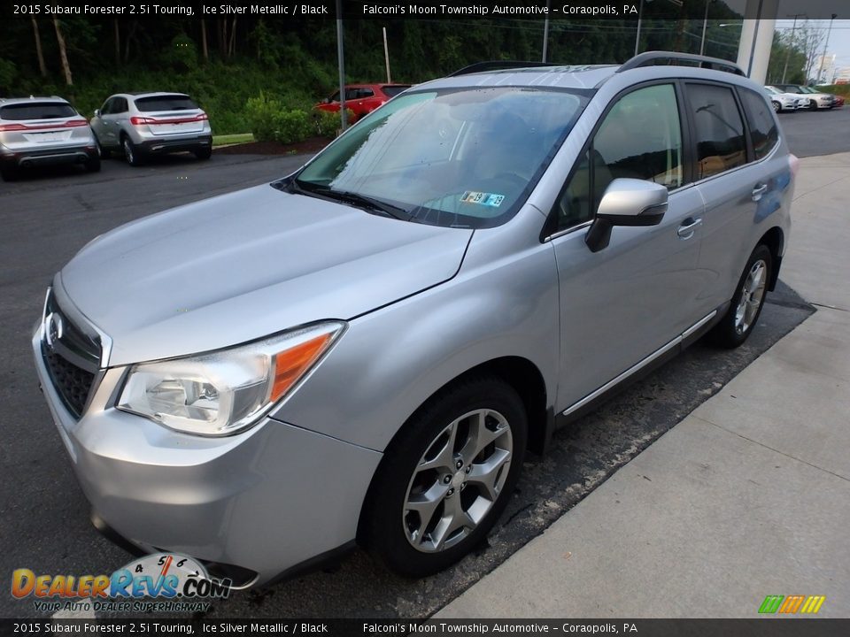 2015 Subaru Forester 2.5i Touring Ice Silver Metallic / Black Photo #7