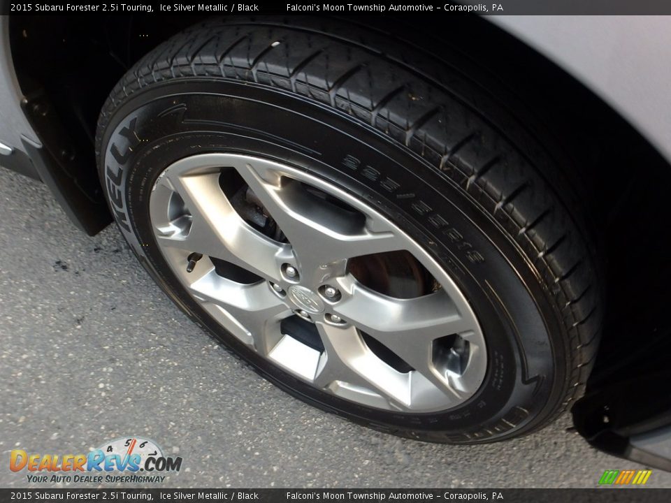 2015 Subaru Forester 2.5i Touring Ice Silver Metallic / Black Photo #10
