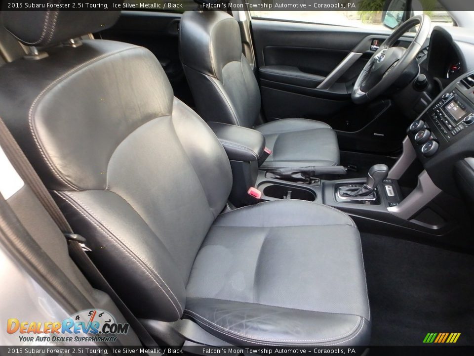 2015 Subaru Forester 2.5i Touring Ice Silver Metallic / Black Photo #11
