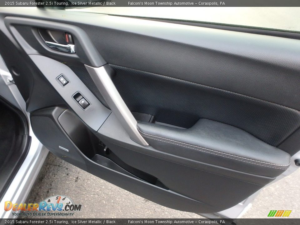 2015 Subaru Forester 2.5i Touring Ice Silver Metallic / Black Photo #13