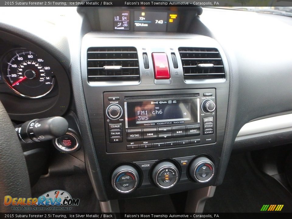 2015 Subaru Forester 2.5i Touring Ice Silver Metallic / Black Photo #22