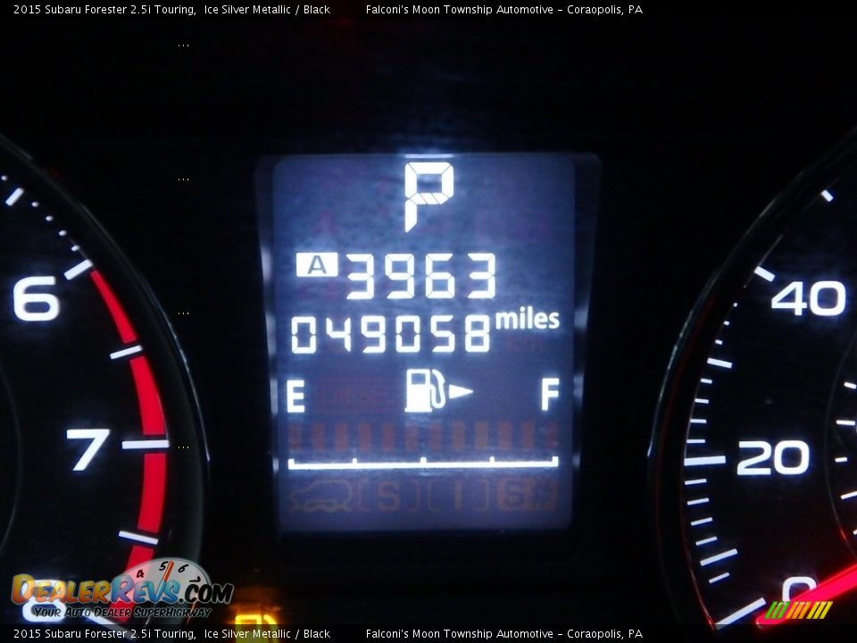 2015 Subaru Forester 2.5i Touring Ice Silver Metallic / Black Photo #24