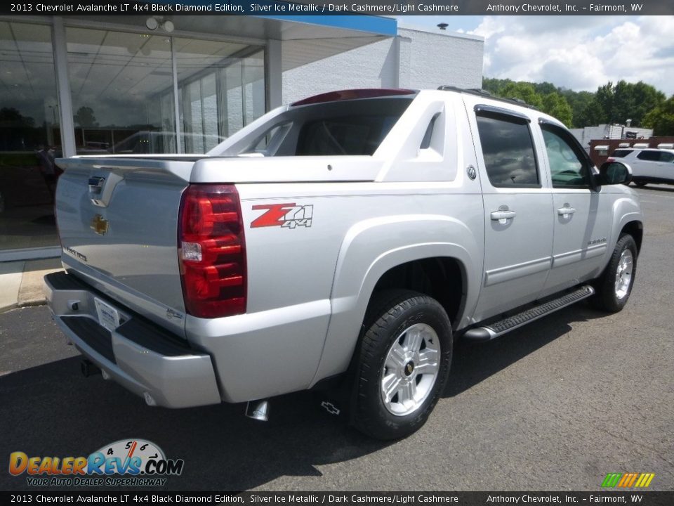 2013 Chevrolet Avalanche LT 4x4 Black Diamond Edition Silver Ice Metallic / Dark Cashmere/Light Cashmere Photo #4