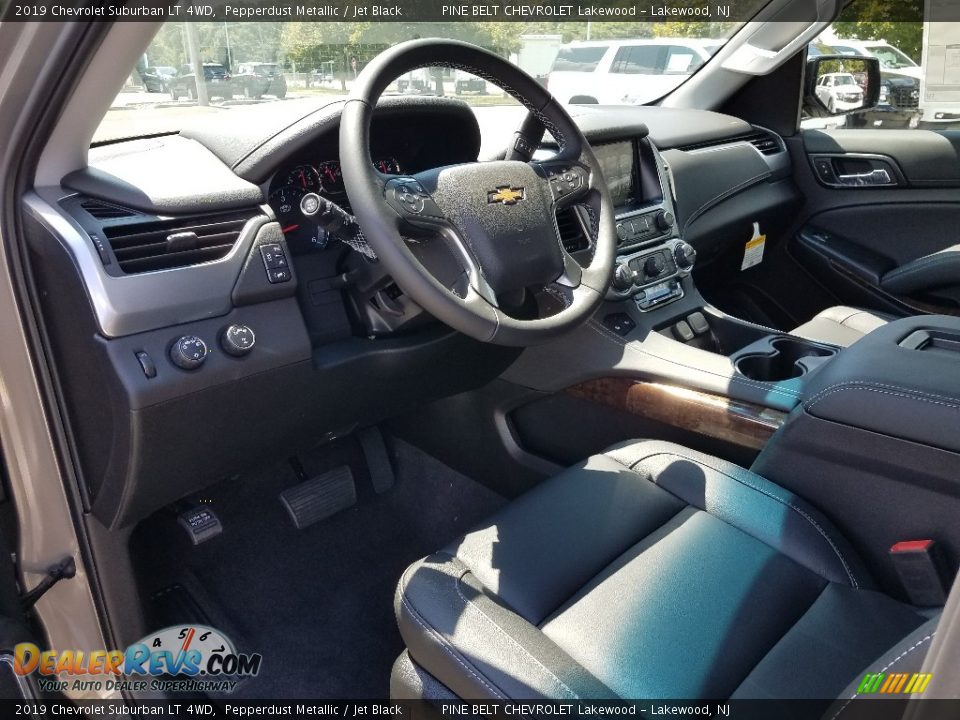Jet Black Interior - 2019 Chevrolet Suburban LT 4WD Photo #7