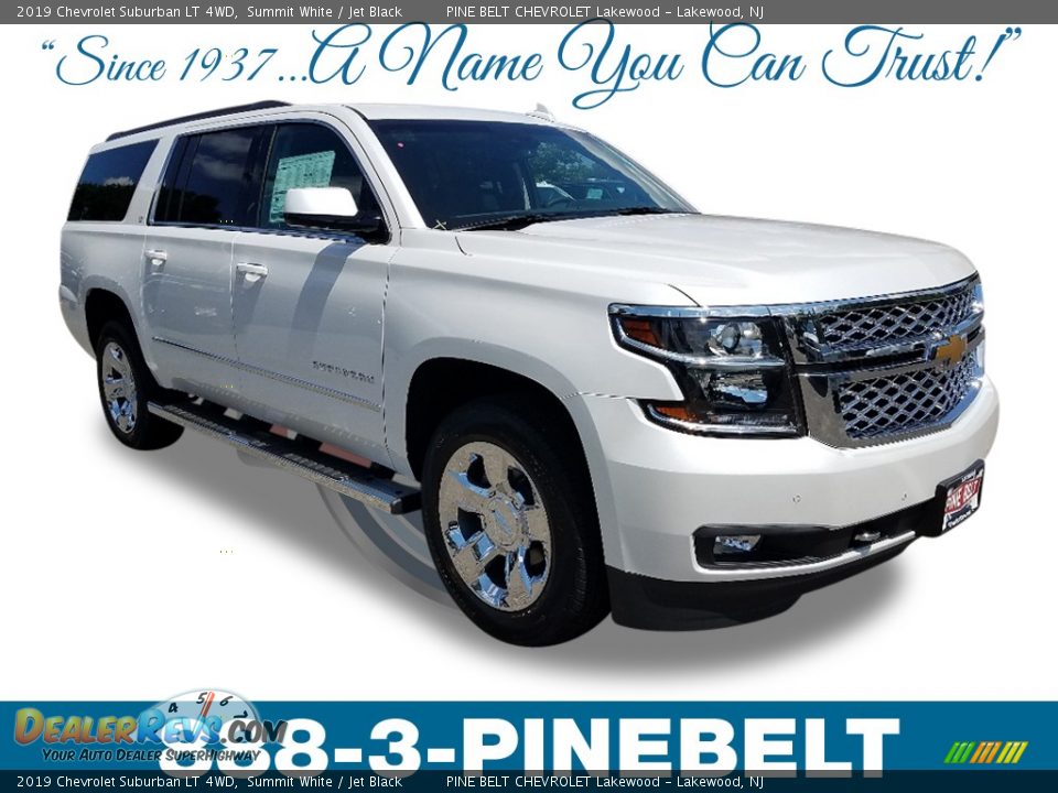 2019 Chevrolet Suburban LT 4WD Summit White / Jet Black Photo #1