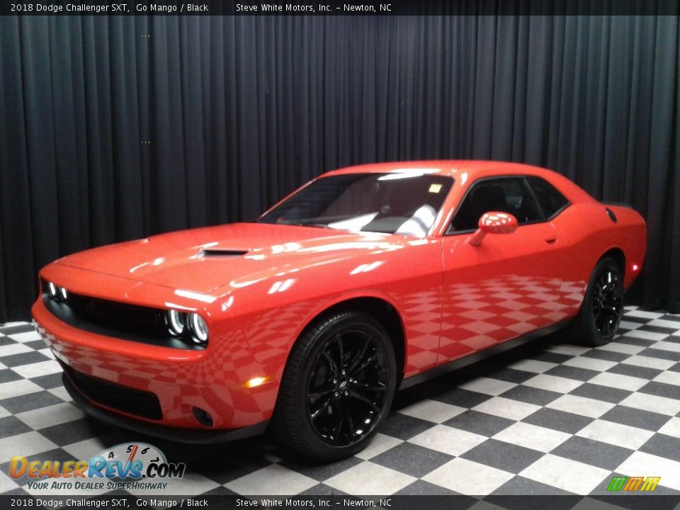 2018 Dodge Challenger SXT Go Mango / Black Photo #2