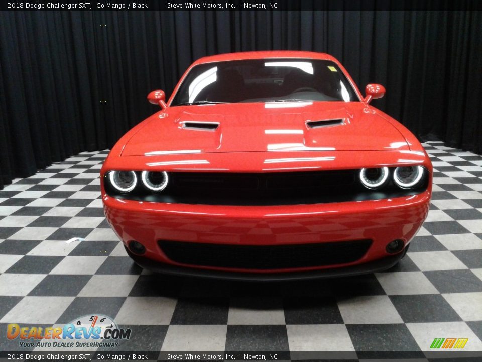 2018 Dodge Challenger SXT Go Mango / Black Photo #3