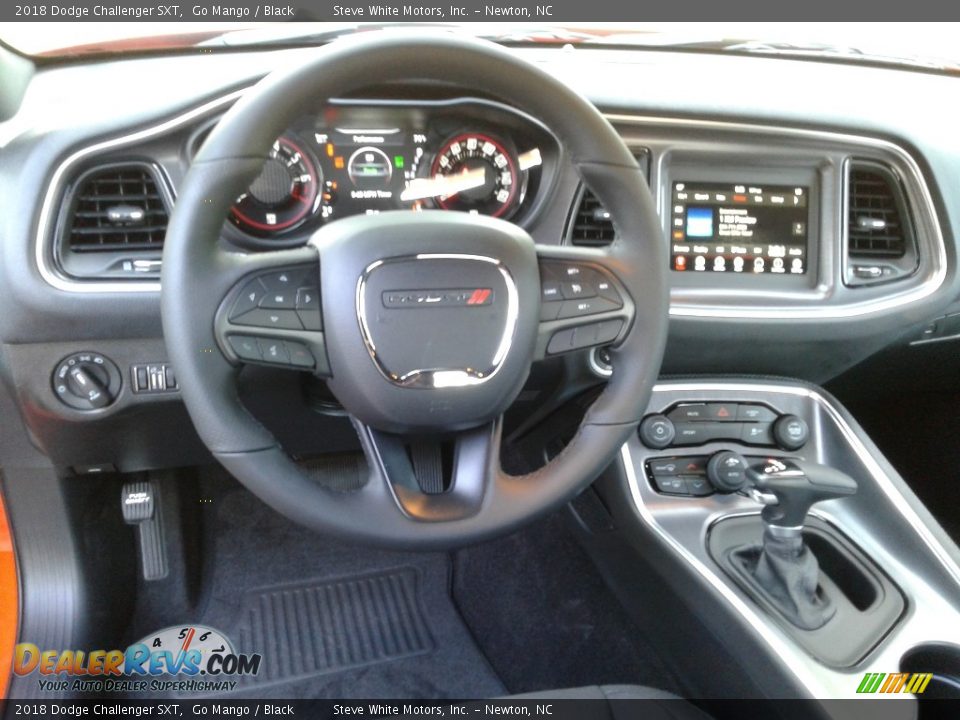 2018 Dodge Challenger SXT Go Mango / Black Photo #26