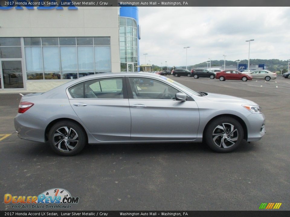 2017 Honda Accord LX Sedan Lunar Silver Metallic / Gray Photo #2
